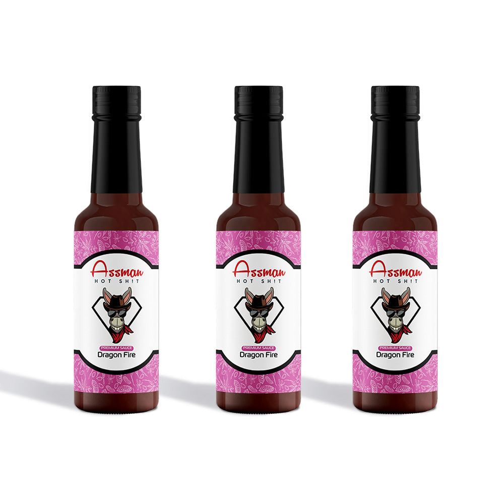 Dragon Fire Hot Sauce - 3 Pack
