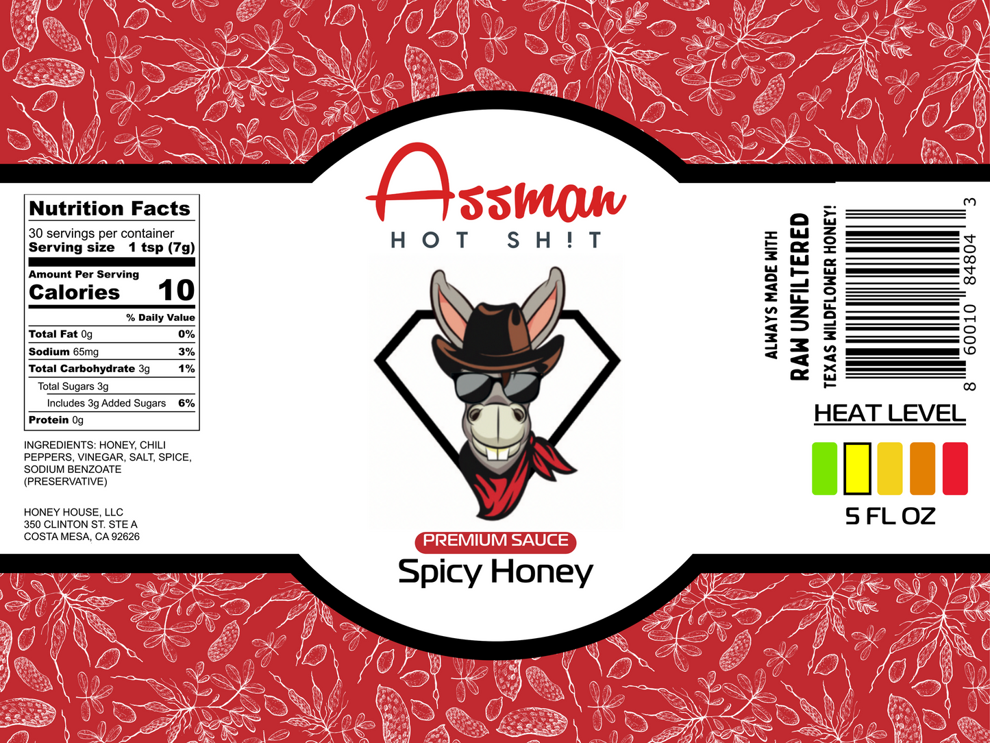 Spicy Honey Hot Sauce - 3 Pack