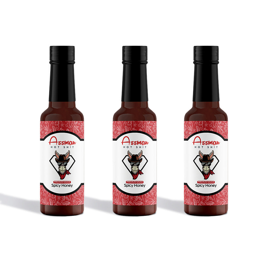 Spicy Honey Hot Sauce - 3 Pack
