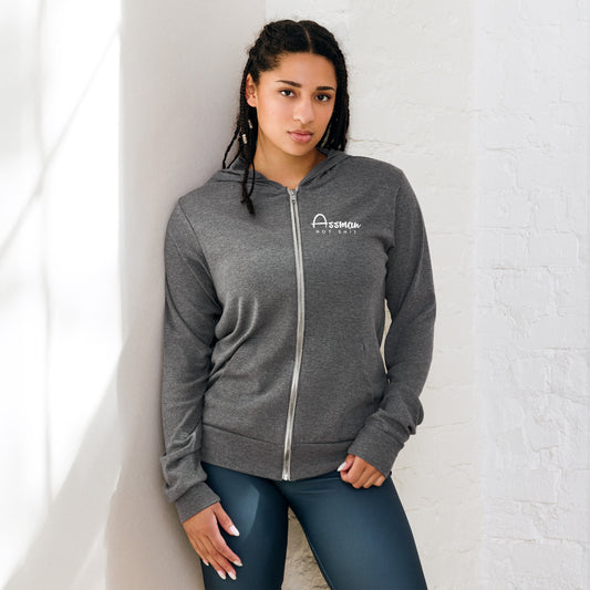 Assman Unisex Light-zip Hoodie